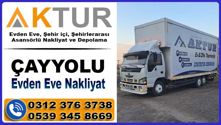 Çayyolu evden eve nakliyat