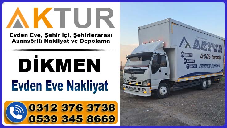 Dikmen evden eve nakliyat